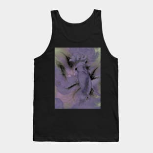 LAVENDER PARROT COCKATOO TROPICAL EXOTIC PALM JUNGLE POSTER PRINT Tank Top